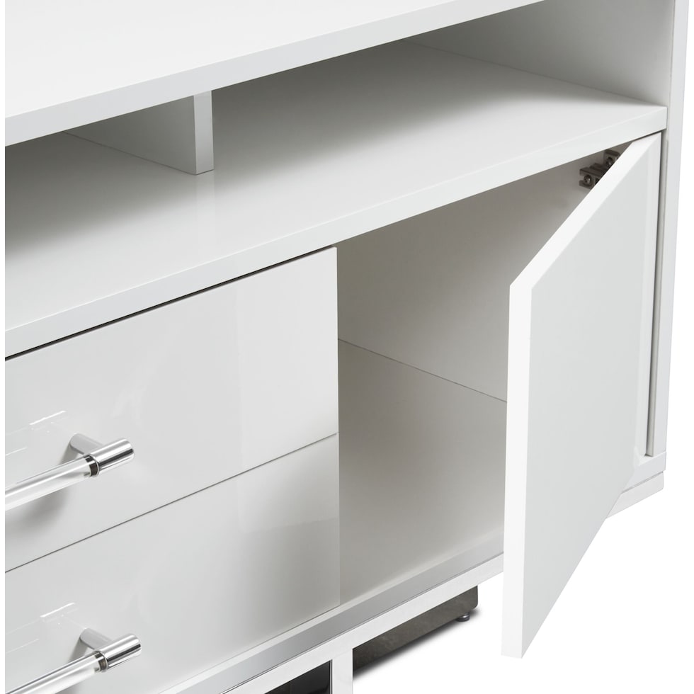 concerto white entertainment wall unit   