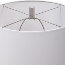 concha white table lamp   