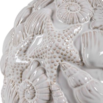 concha white table lamp   