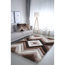 concord brown shag  pc accent pillows   