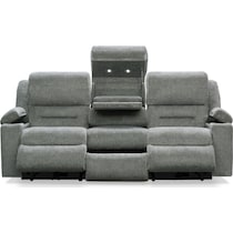 concourse gray  pc power reclining living room   