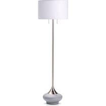 concrete gray floor lamp   