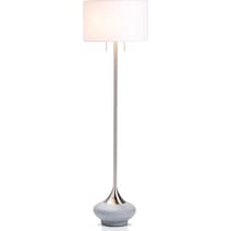 concrete gray floor lamp   