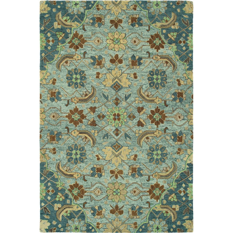 confident blue area rug  x    