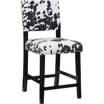 connie black counter height stool   