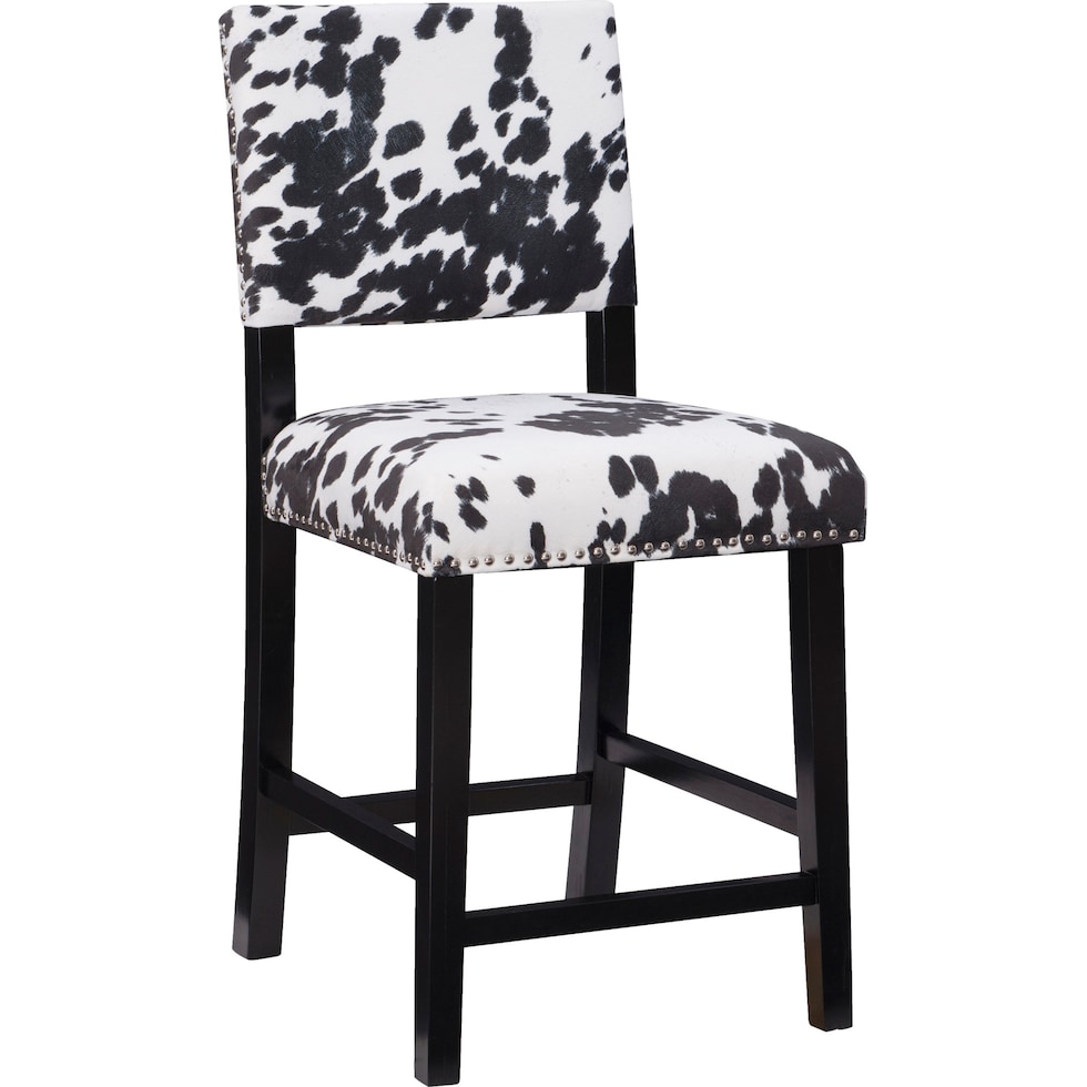 connie black counter height stool   