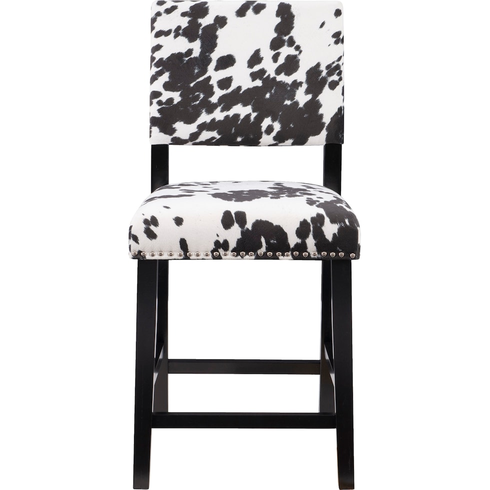 connie black counter height stool   