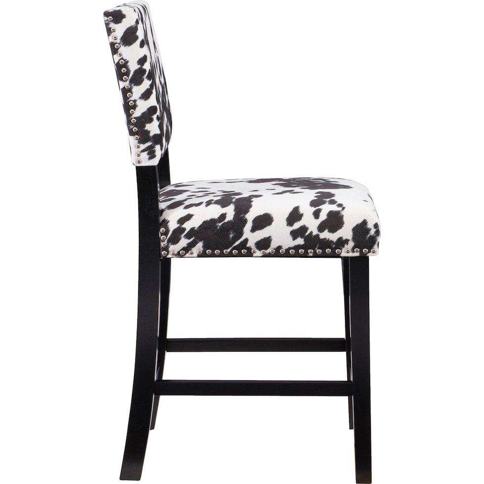 connie black counter height stool   