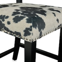 connie black counter height stool   