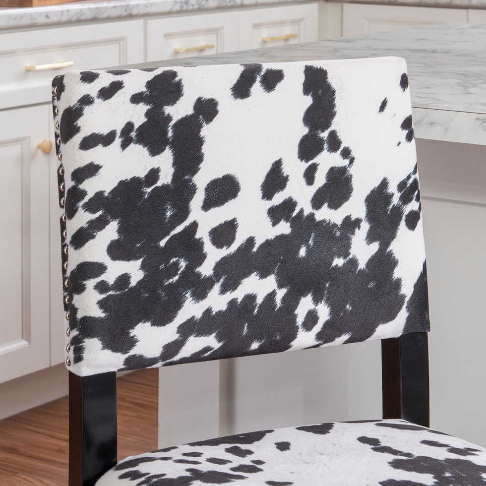 connie black counter height stool   