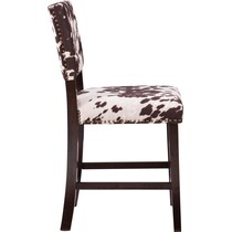 connie dark brown counter height stool   