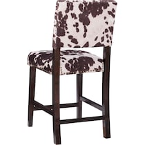 connie dark brown counter height stool   