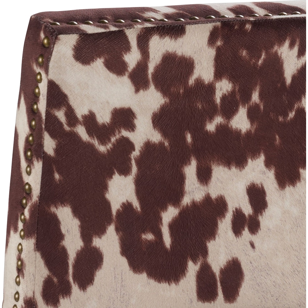 connie dark brown counter height stool   