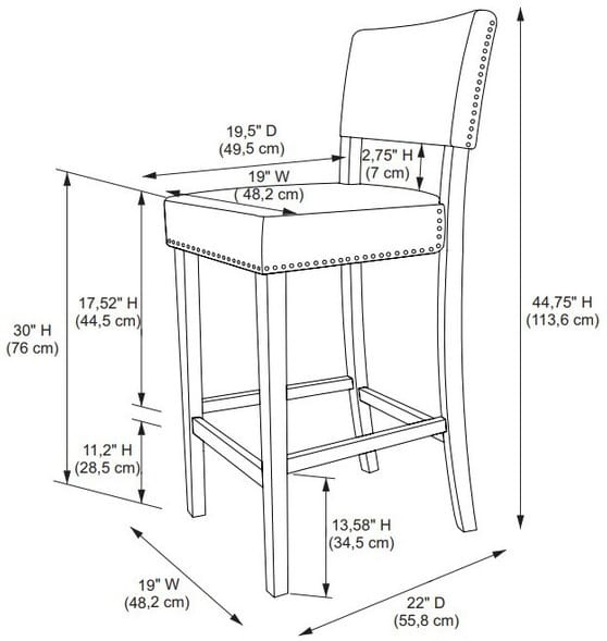 Connie Bar Stool | Value City Furniture