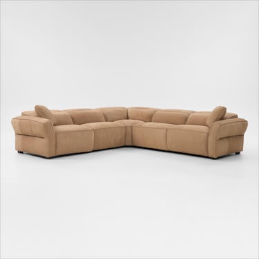 Connor Dual-Power 5-Piece Reclining Sectional