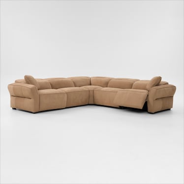 Connor Dual-Power 5-Piece Reclining Sectional