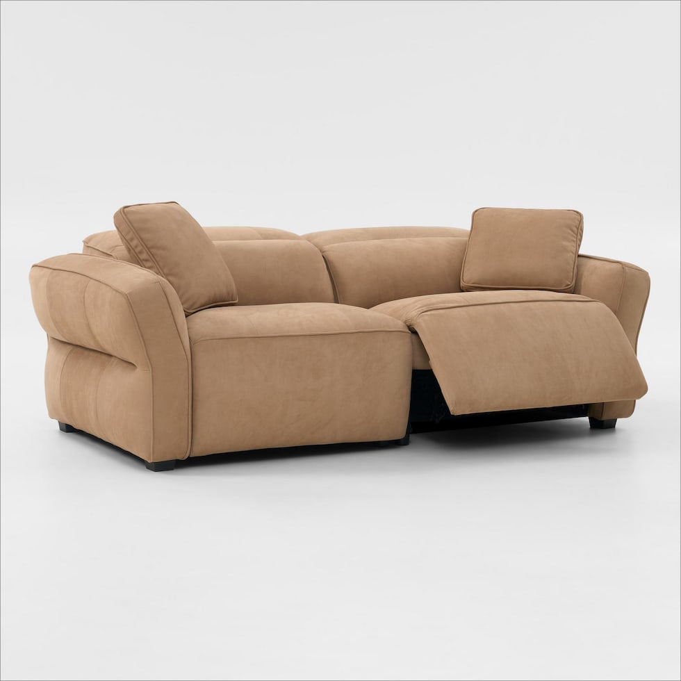 connor light brown sofa   