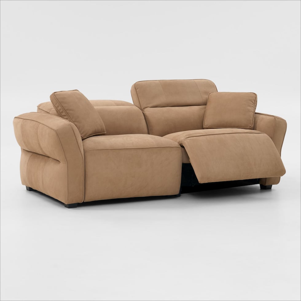 connor light brown sofa   