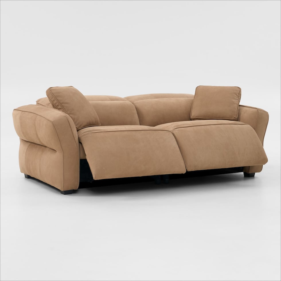 connor light brown sofa   