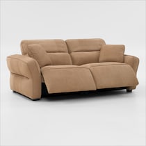 connor light brown sofa   