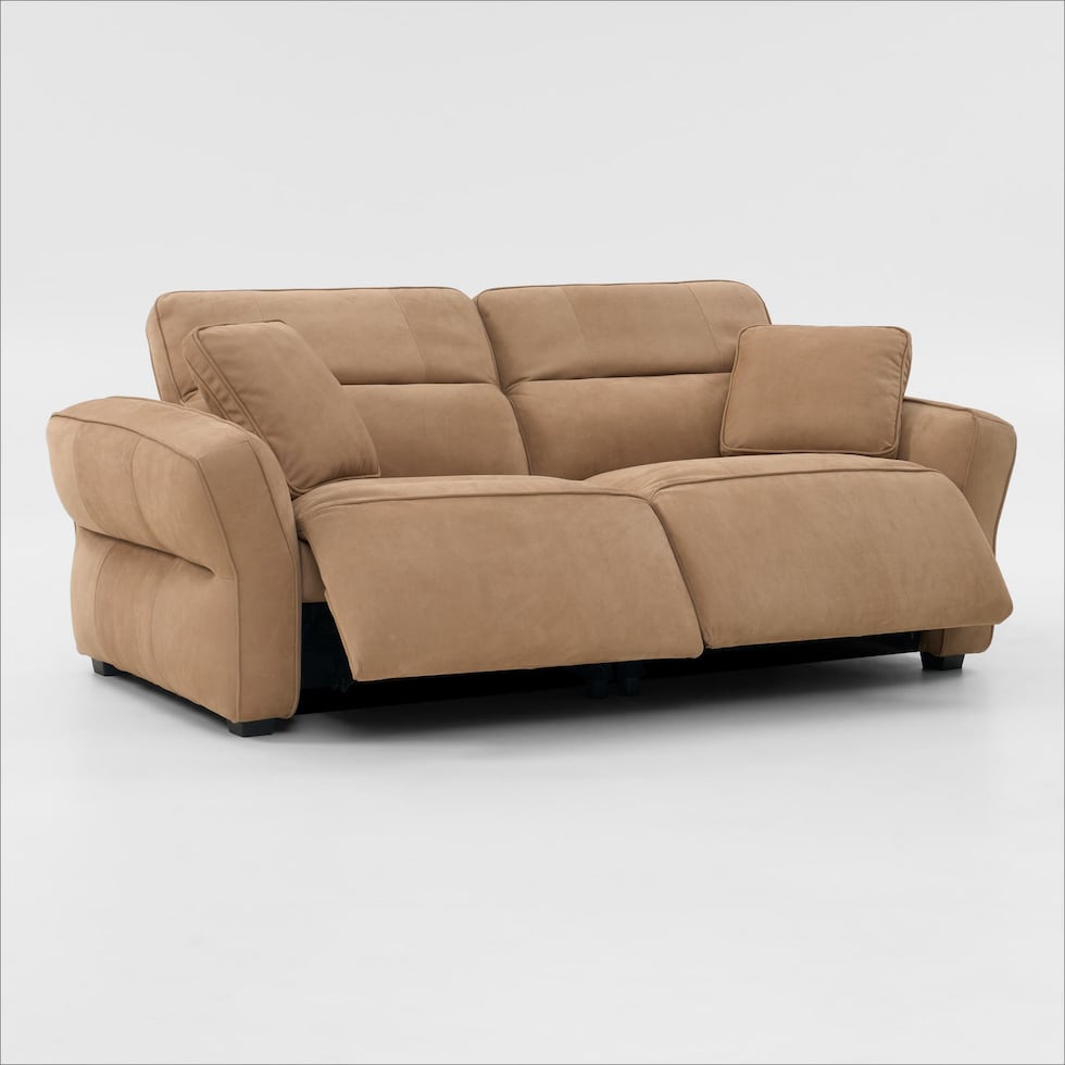 connor light brown sofa   
