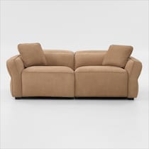 connor light brown sofa   