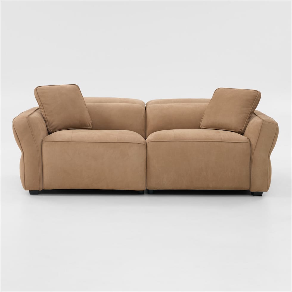 connor light brown sofa   