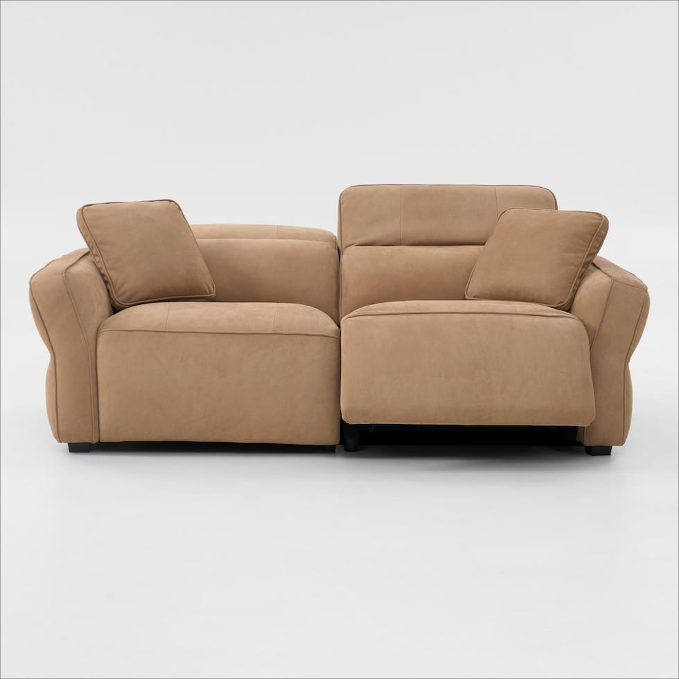 connor light brown sofa   