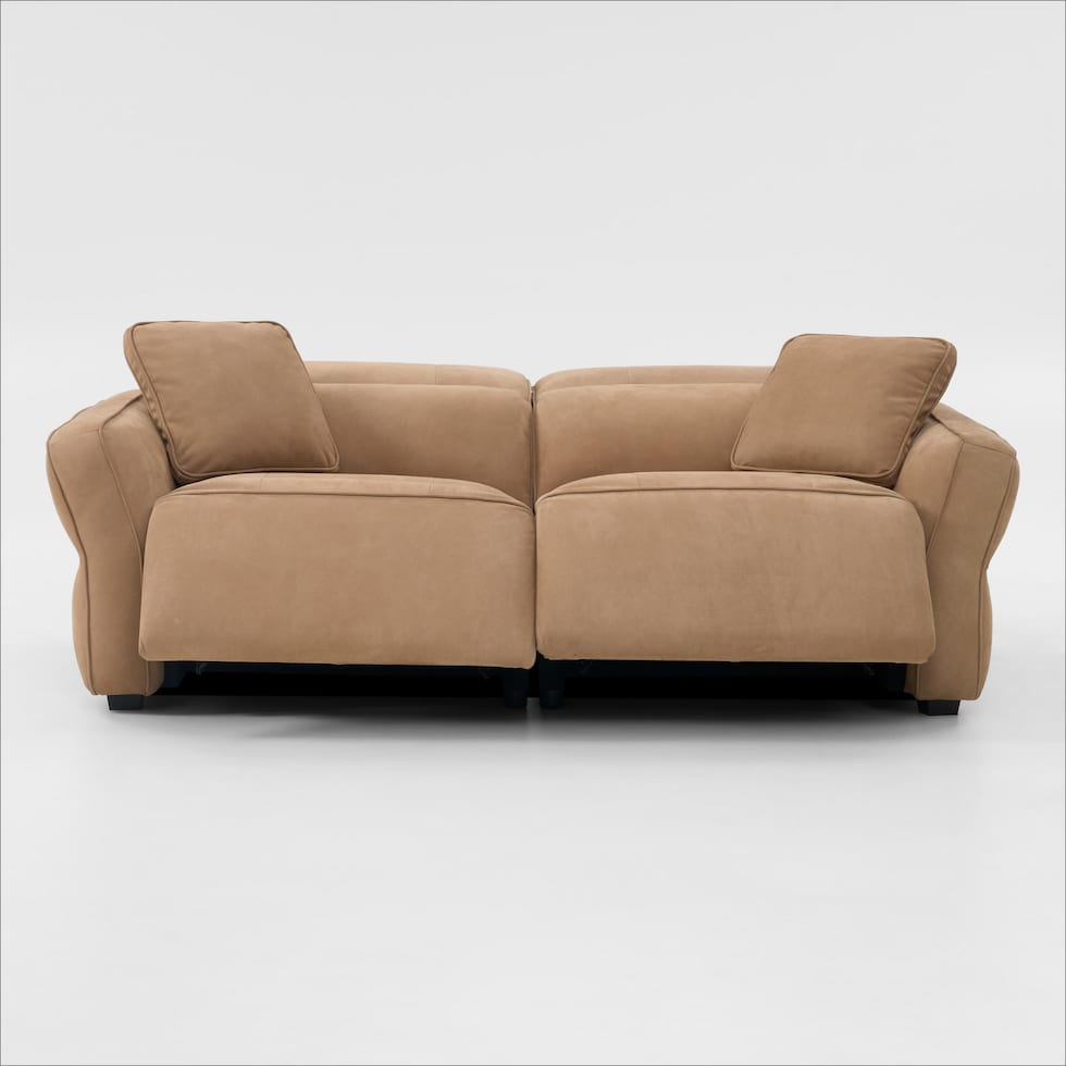 connor light brown sofa   