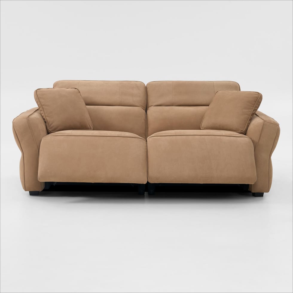connor light brown sofa   