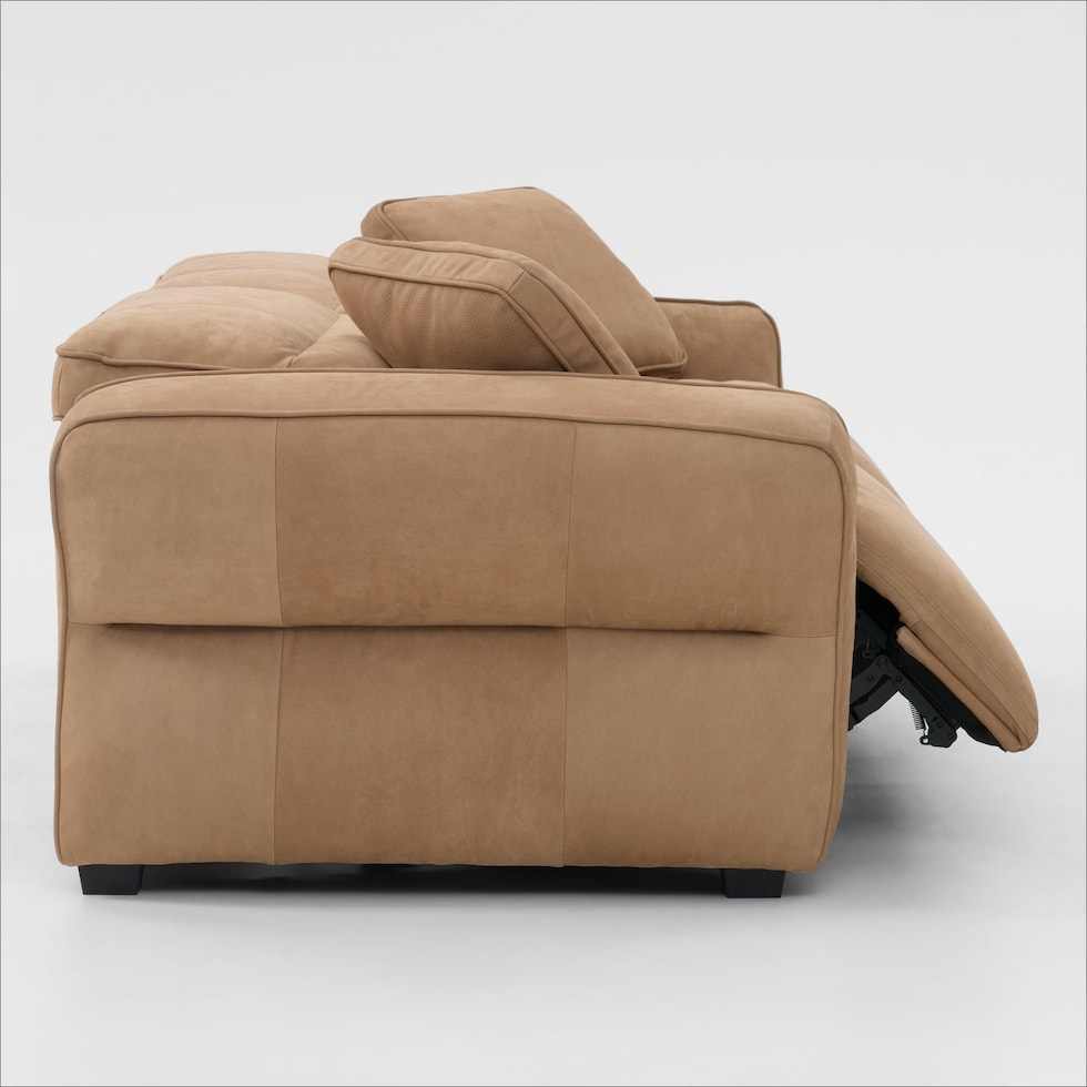 connor light brown sofa   