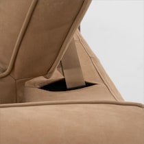 connor light brown sofa   