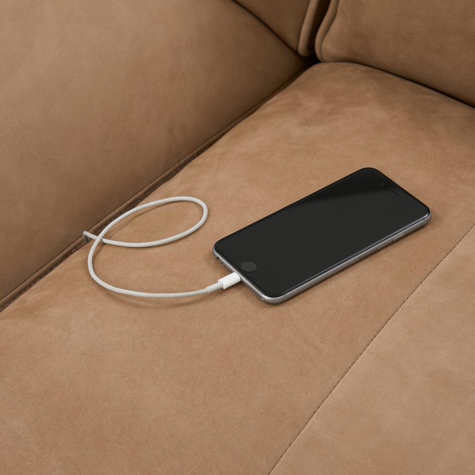 connor light brown sofa   