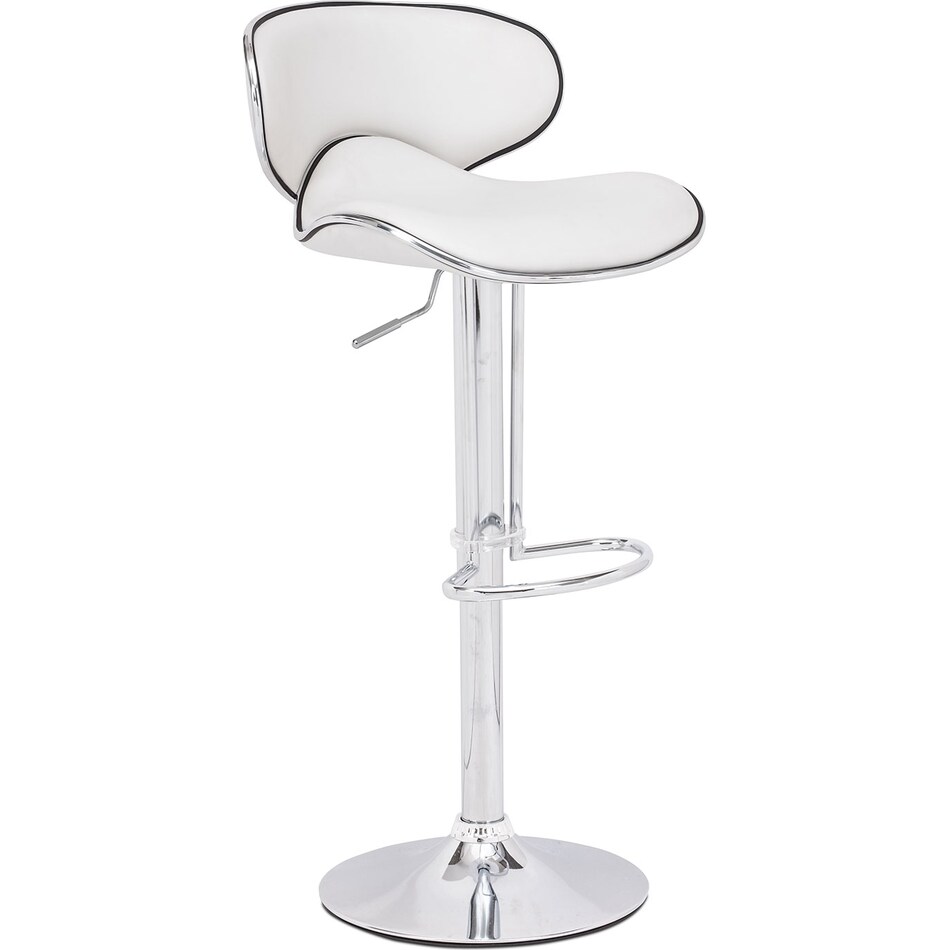 connor white bar stool   