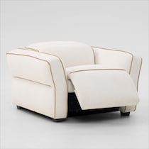 connor white recliner   