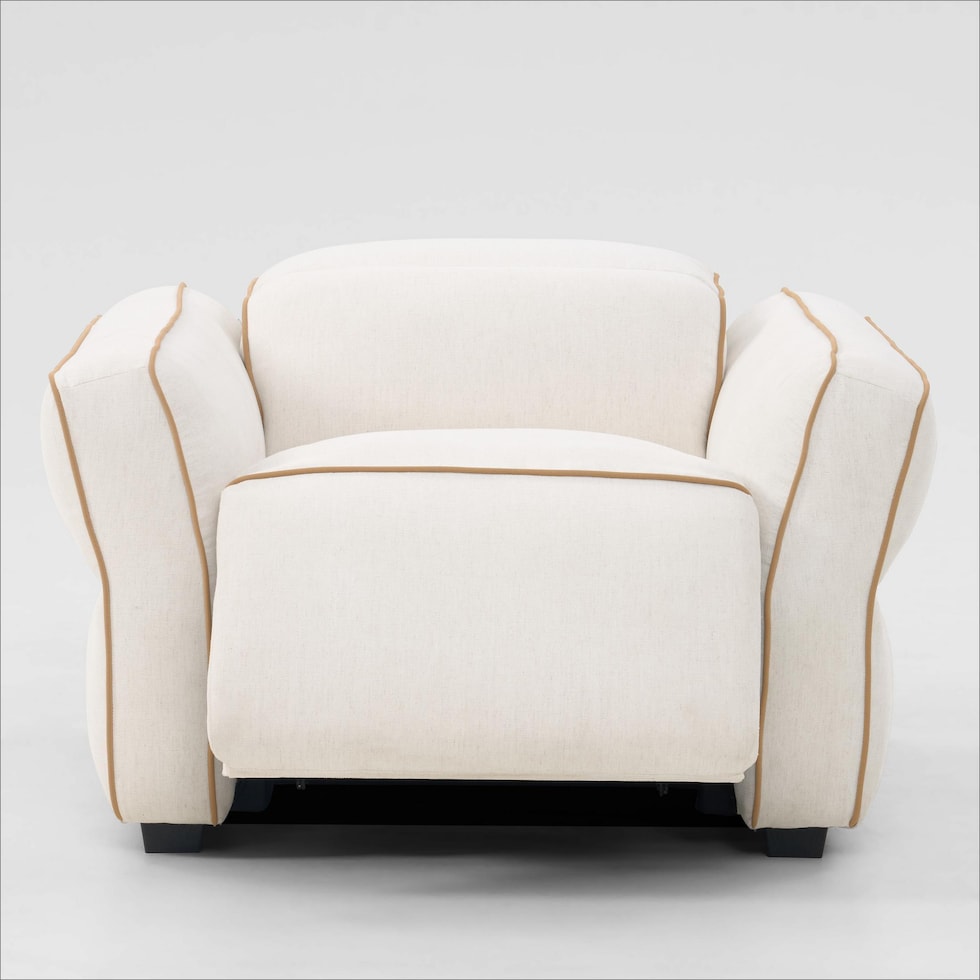 connor white recliner   