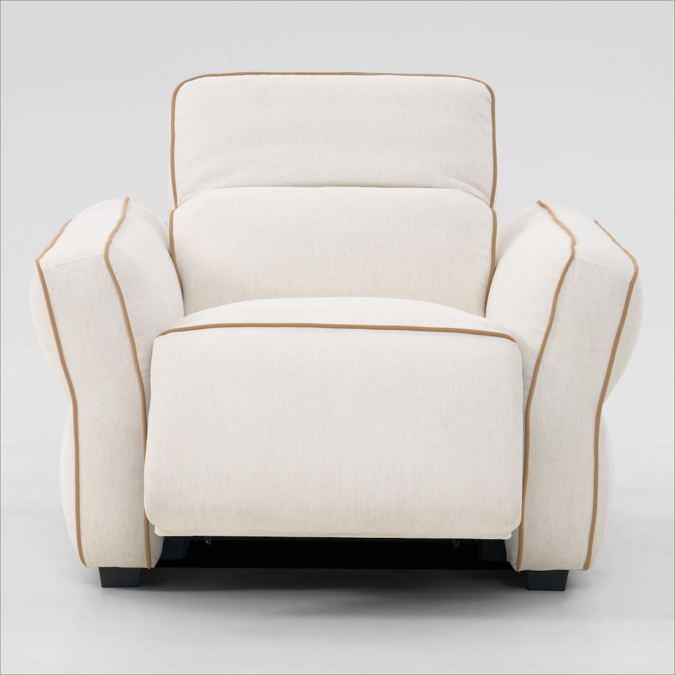 connor white recliner   