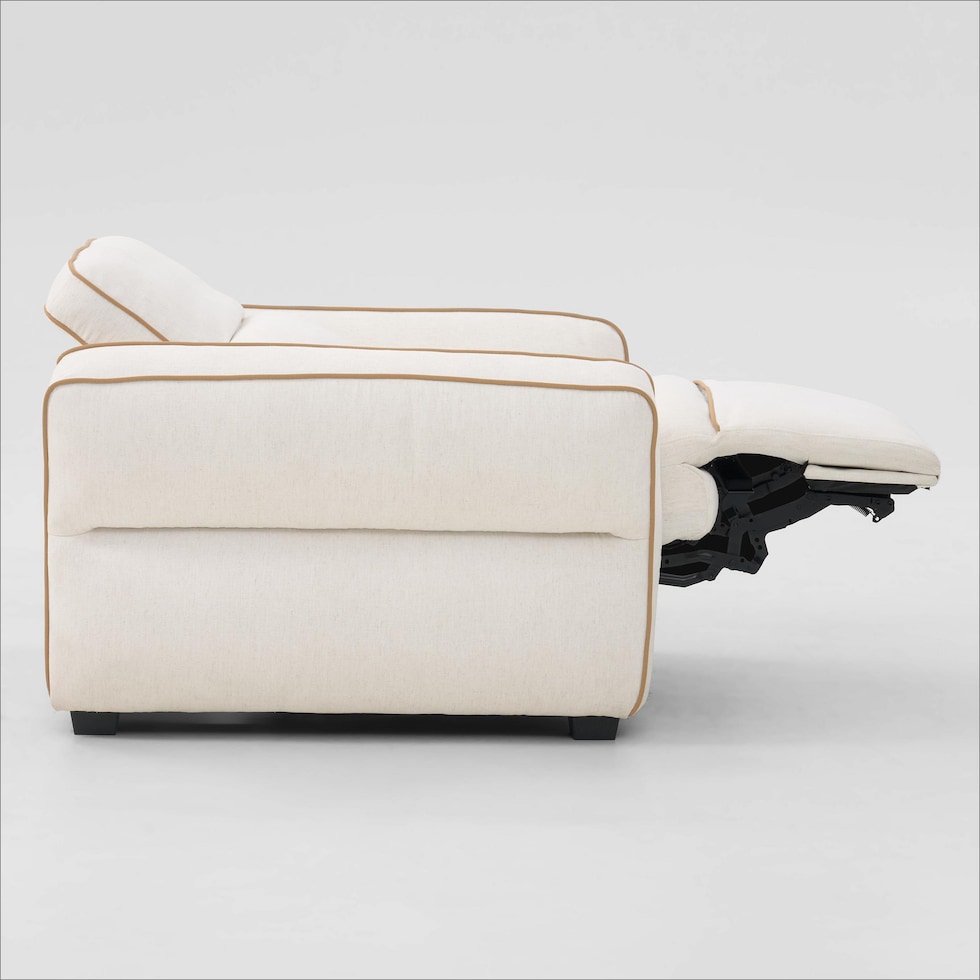 connor white recliner   