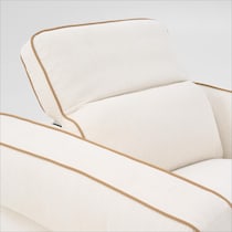 connor white recliner   