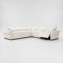 connor white sectional   