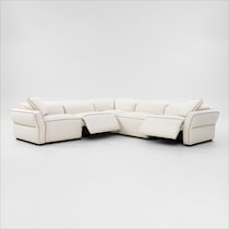 connor white sectional   