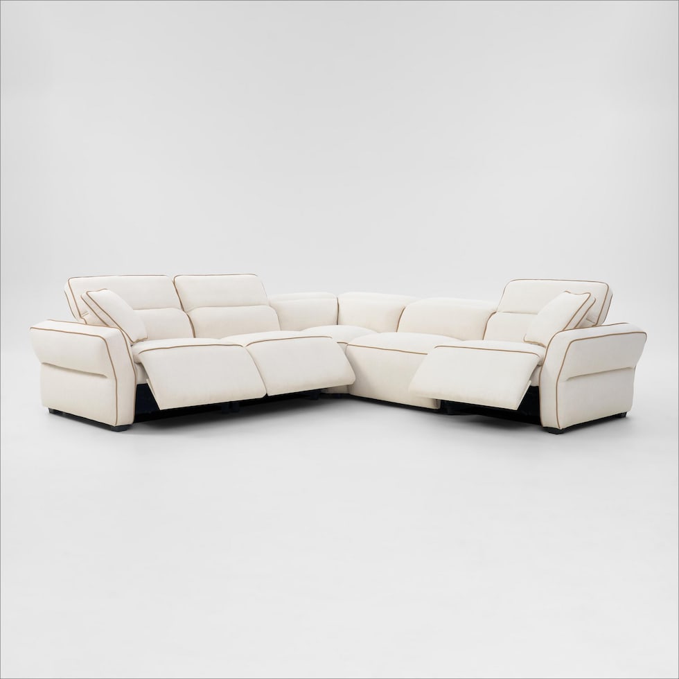 connor white sectional   
