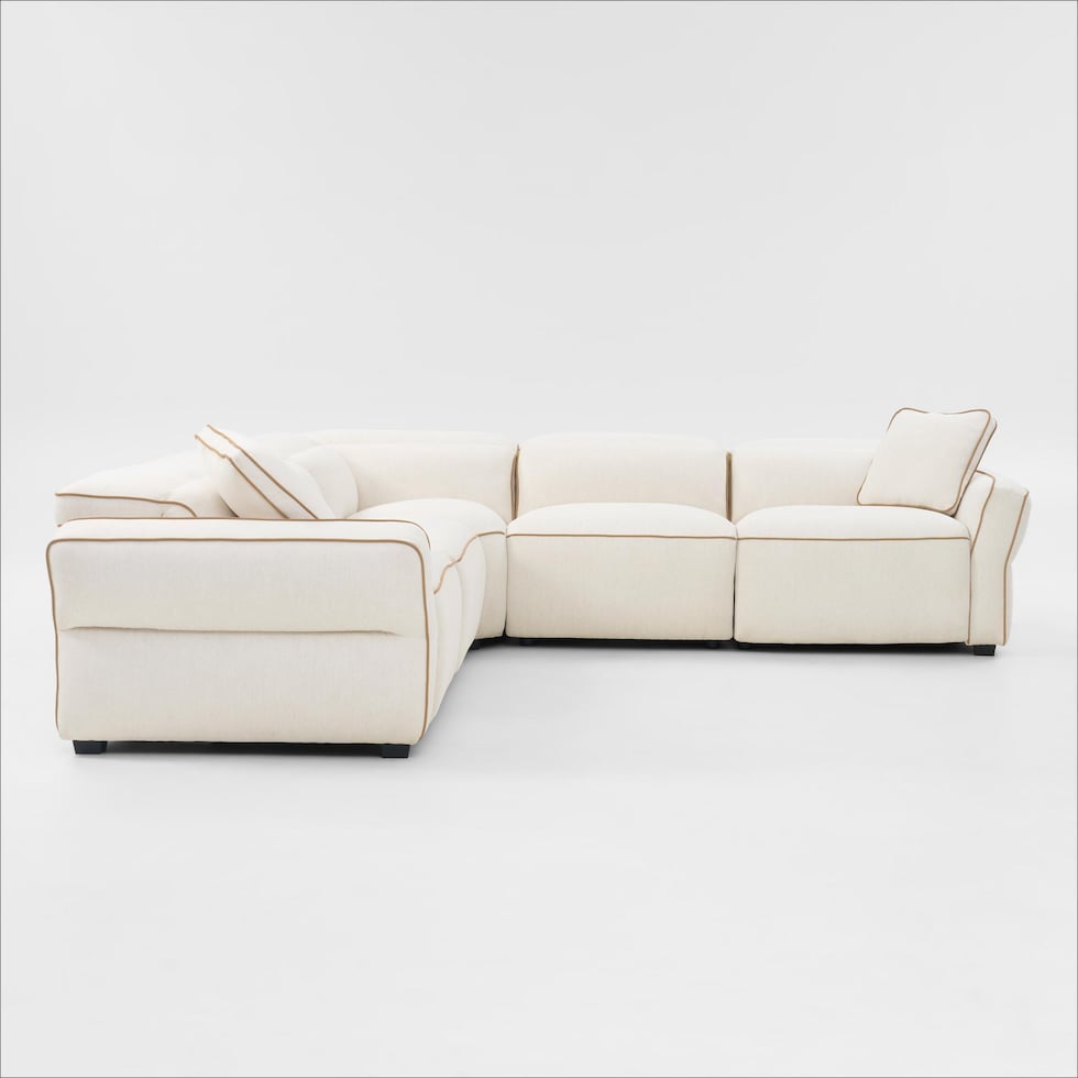 connor white sectional   