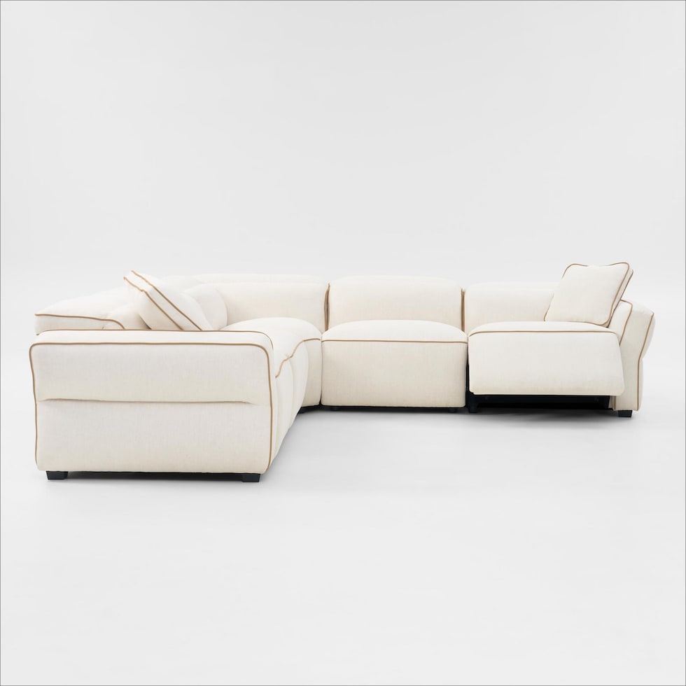 connor white sectional   