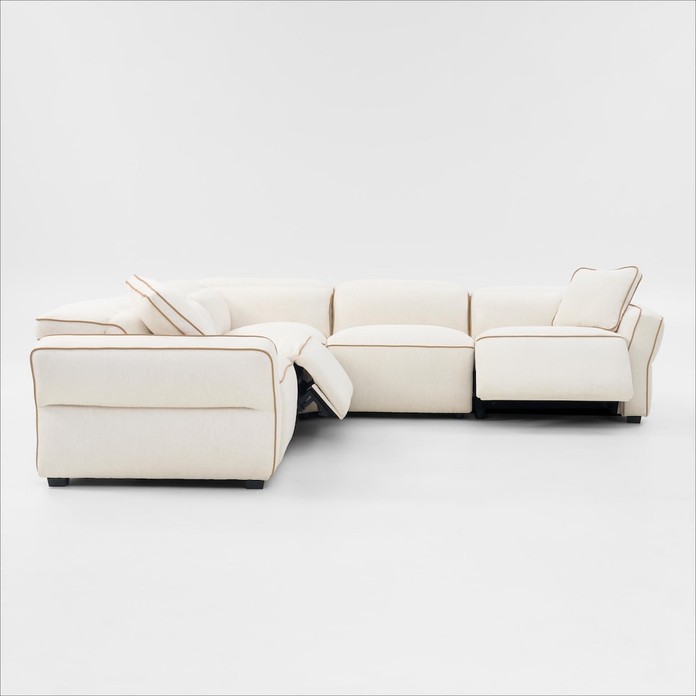 connor white sectional   