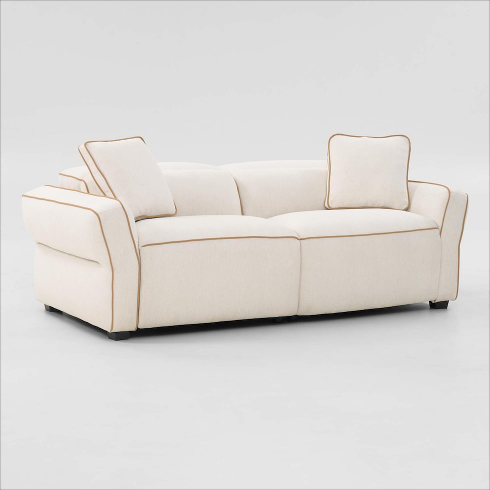 connor white sofa   