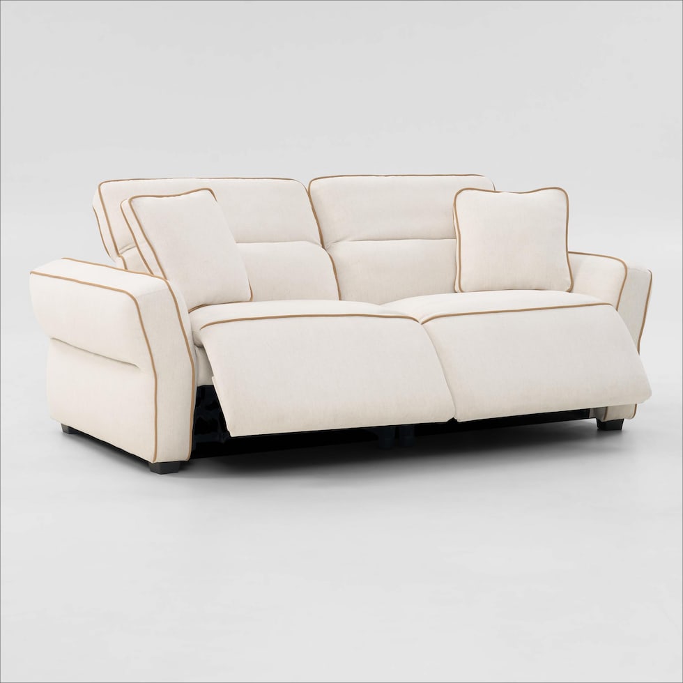connor white sofa   