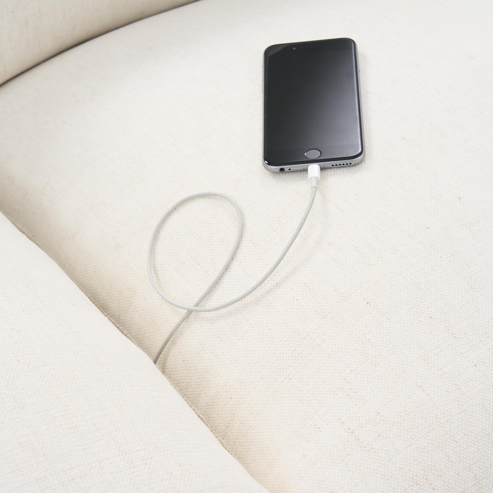 connor white sofa   