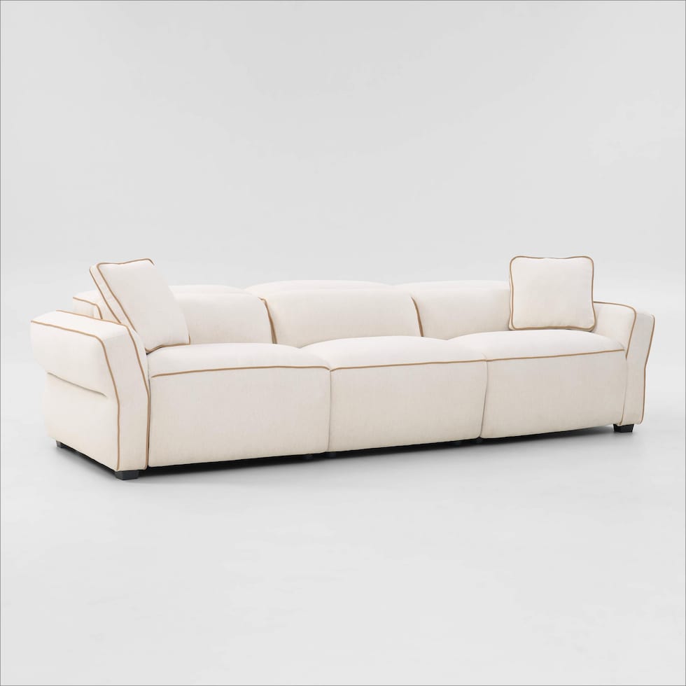 connor white sofa   
