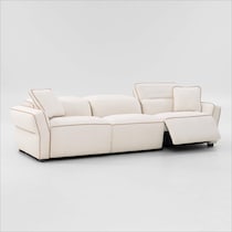 connor white sofa   